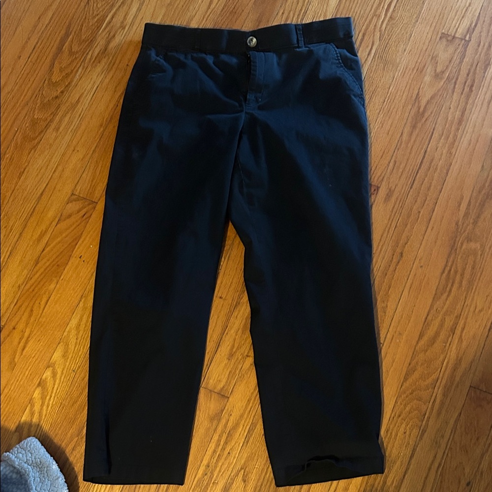 Kim Rogers Black Business Casual Pants Stretch Band 14